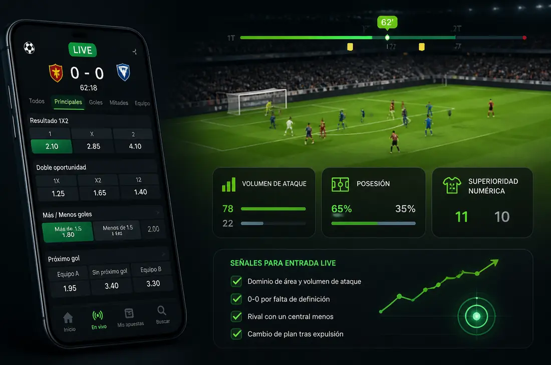 estrategia de apuestas en vivo