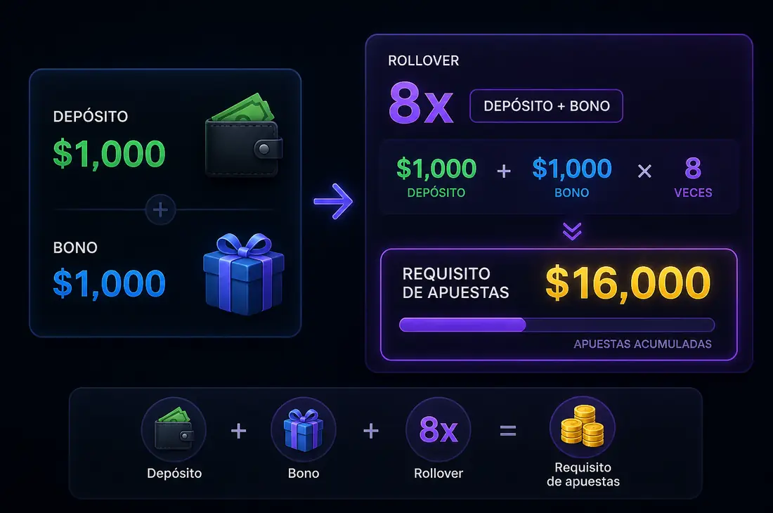cálculo rollover bono y momio mínimo