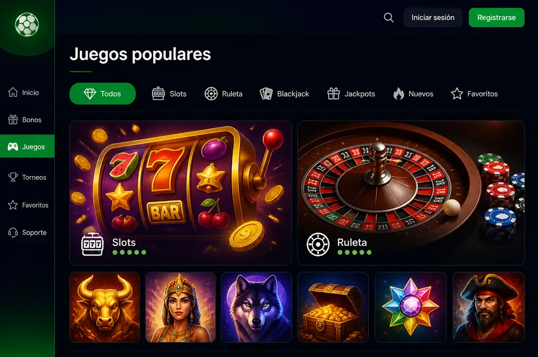 Tragamonedas temáticas y ruletas rápidas