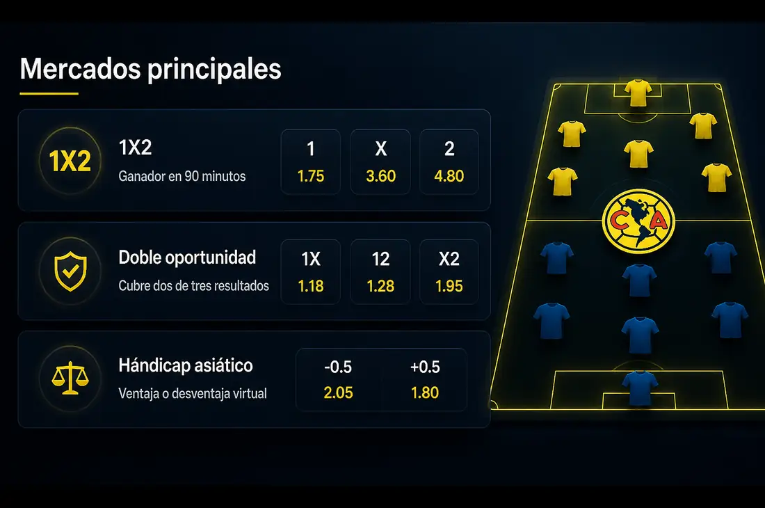 mercados de apuestas Club América