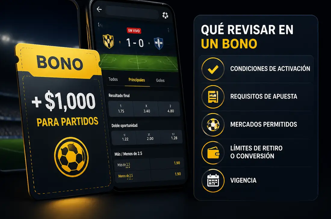 Bonos para partidos condiciones y requisitos